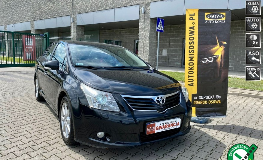 Toyota Avensis 2.0d4d skóry xenon 1 wł Salon PL bezwypadkowy gwarancją 1 rok zamiana zdjęcie 