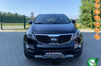 Kia Sportage 1.7crdi Skóry navi kamera ledy progi 1 wł bezwypadkowy gwarancja zamia