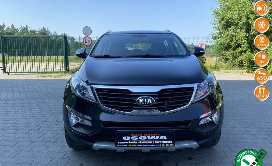 Kia Sportage 1.7crdi Skóry navi kamera ledy progi 1 wł bezwypadkowy gwarancja zamia zdjęcie 
