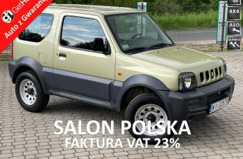 Suzuki Jimny Salon PL 4X4 Pełen Serwis Bezwypadkowy FV23% Klima