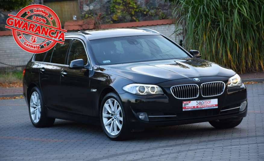 BMW 530 F11 525d 218KM AUTOMAT 2012r. NAVi Skóra Xenon Panorama zdjęcie 