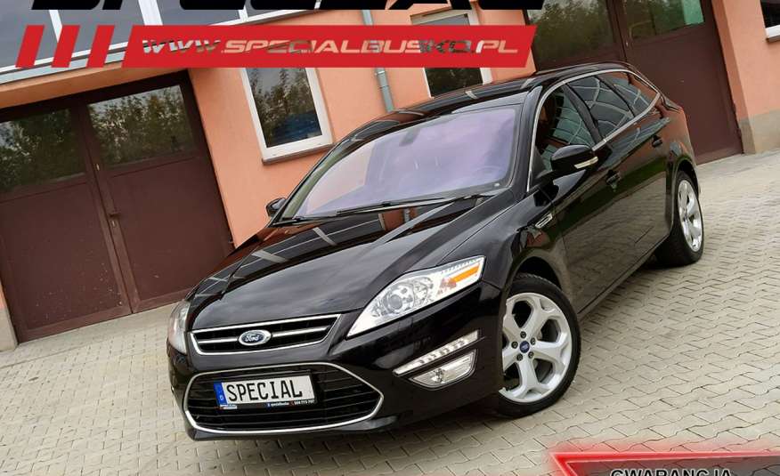 Ford Mondeo 2.0-163PS-Ledy-Skóra-Convers+Serwis-Opłacony-Gwarancja zdjęcie 