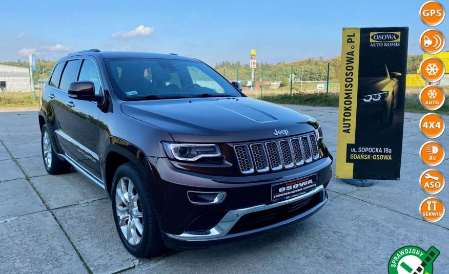Jeep Grand Cherokee 3.0crdi v6 , , Summit, , salon PL 1 wł bezwypadkowy 1 rok gwarancji f-k v zdjęcie 