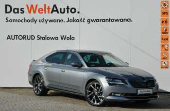 Skoda Superb 2.0TSI 280KM 4X4 DCC Kamera KeyLess PL Salon Gwar. FV23%