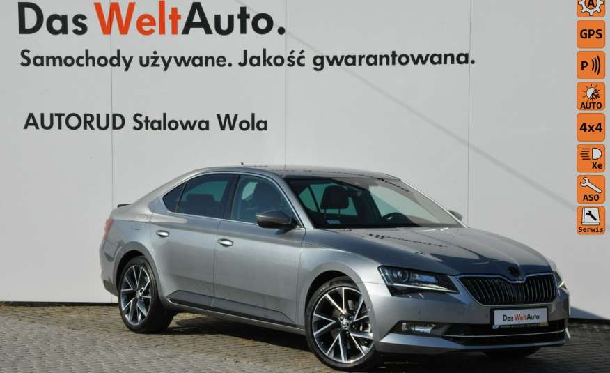 Skoda Superb 2.0TSI 280KM 4X4 DCC Kamera KeyLess PL Salon Gwar. FV23% zdjęcie 