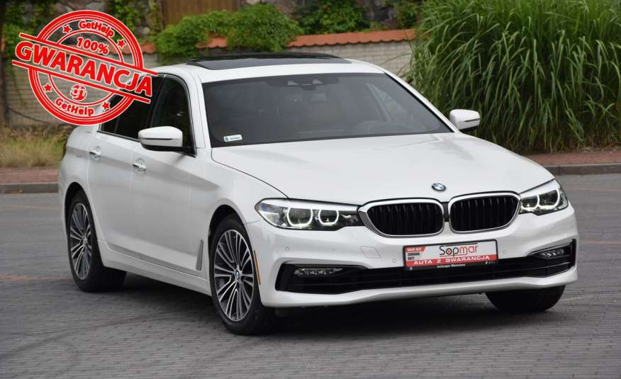 BMW 540 540i Xdrive 326KM X.2017r. NAVi LED Kamera el. klapa Headup H&K zdjęcie 