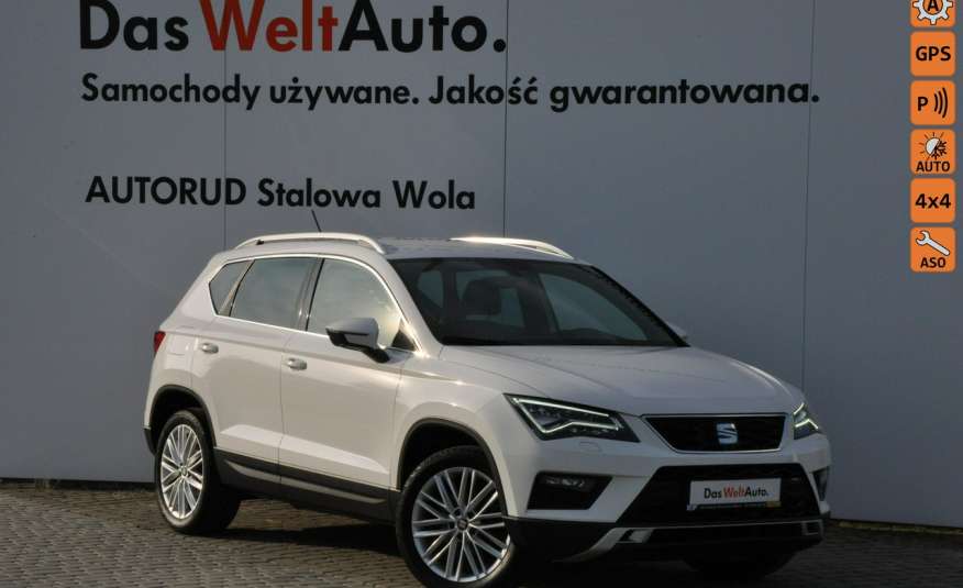 Seat Ateca 2.0TDI 190KM 4x4 Excellence Webasto Kamera KeyLess Gwar. Dealer FV23% zdjęcie 
