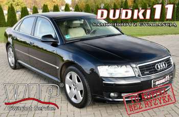Audi A8 3.0D dudki11 Xenon, Skóry, Navi, Podg.fot.Parktronic, Centralka, KREDYT