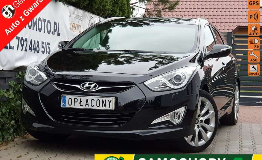 Hyundai i40 Full Skóra Xenon Navi KeyLessGo Led Kamera 2xParktronic Full Serwis zdjęcie 