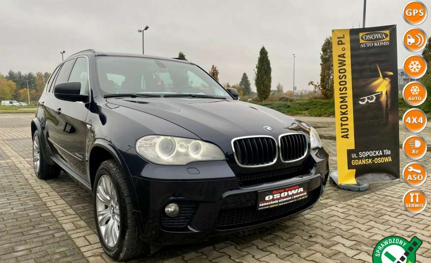 BMW X5 3.0d 245KM kamery ledy skory M-Pakiet panorama bezwypadk.1wł gwarancja zdjęcie 