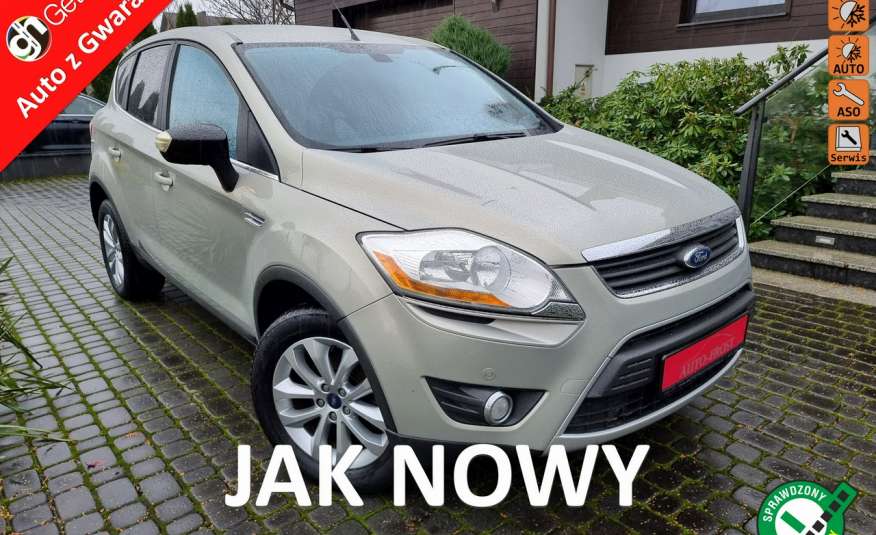 Ford Kuga 136 Tys.Km.Pół Skóry Klimatronik Ks.Serwisowa Alu Felgi zdjęcie 