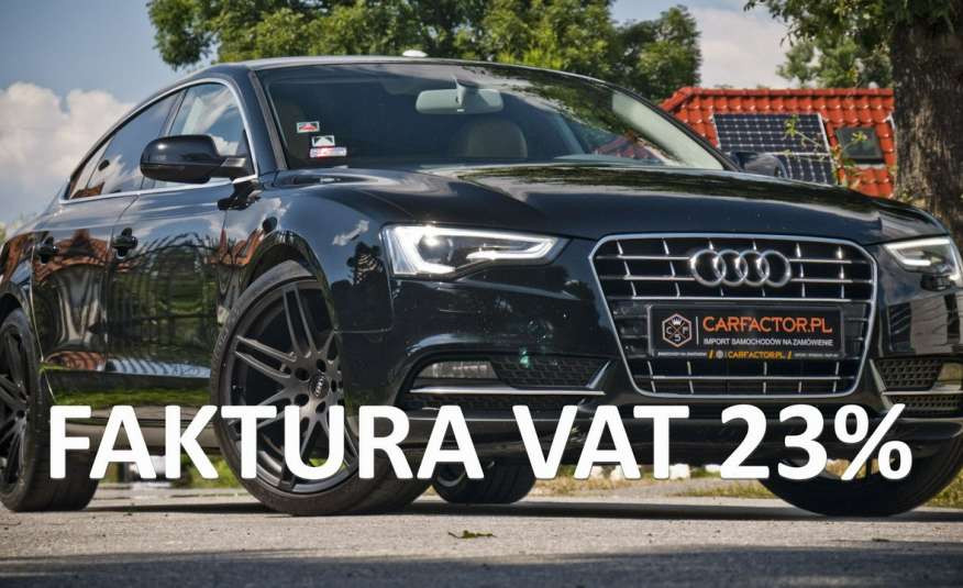 Audi A5 PL Salon, FVAT23%, Alu20, Skóra, Xenon, Led, Zadbana, Gwarancja zdjęcie 