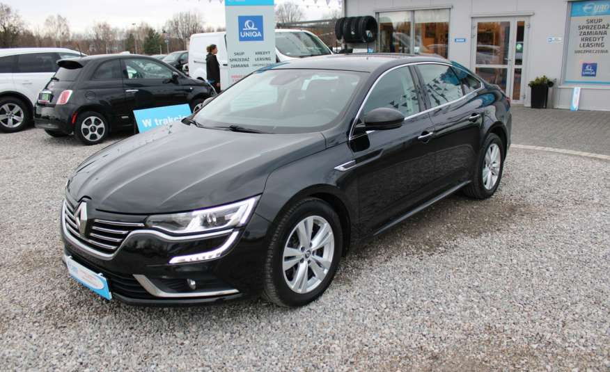 Renault Talisman F-Vat, Gwarancja, I-właściciel, Salon Polska, Sedan, Automat, Navi, Czarny zdjęcie 