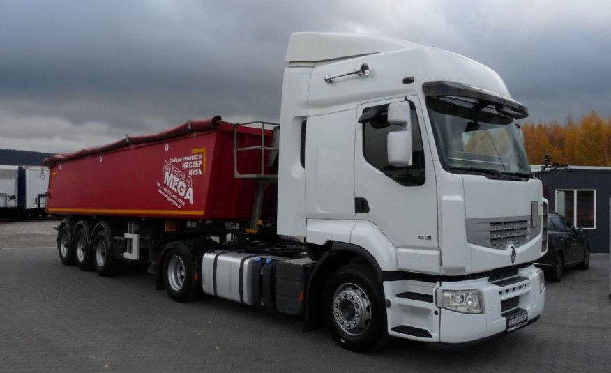 Renault PREMIUM 460 DXI + WYWROTKA MEGA 28m3 / / zdjęcie 