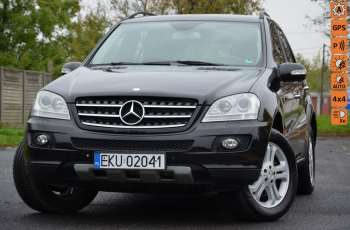 Mercedes ML 320 Czarny Opłacony 320CDI Xenon Kamera Pamięci Skóra Grzane fotele Chromy