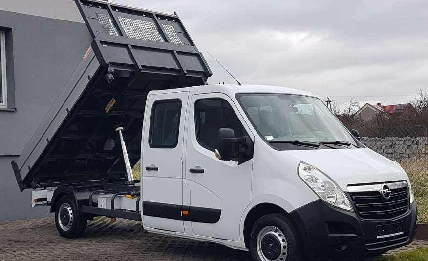 Opel Movano MASTER 6 OSÓB WYWROTKA 3 STRONNA DOKA KIPER KLIMA DOUBLE KABINA zdjęcie 
