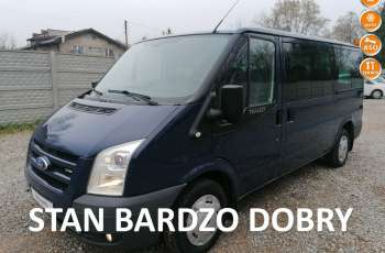 Ford Transit 2.2 9osób Klima El szyby Bez Rdzy KS Serw Stan BDb Bezwypadk Oplacony