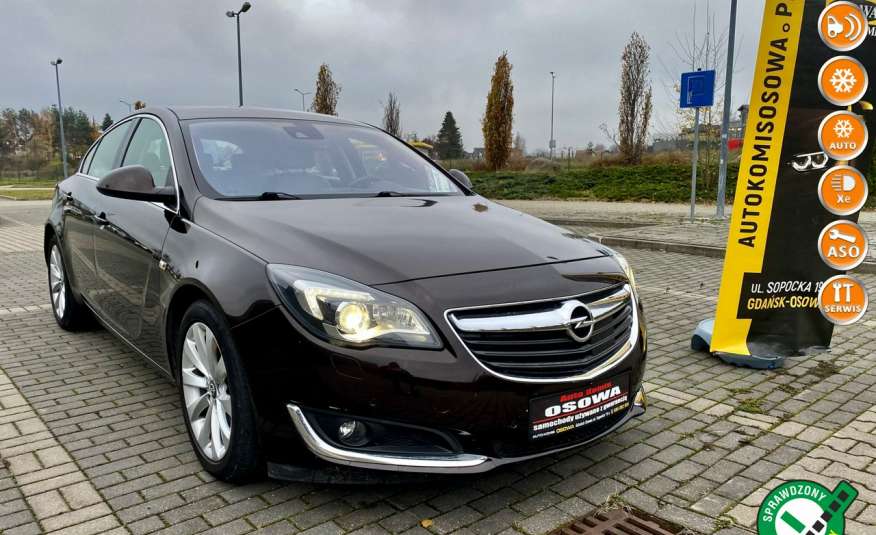 Opel Insignia 2.0cdti 140KM ledy xenon skóry Cosmo śliczny zamiana gwarancja 1rok zdjęcie 