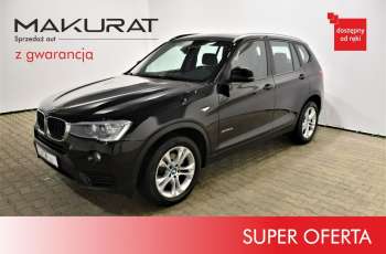 BMW X3 Vat23%, P.Salon, xDrive, Pół skóra, LED, Bi-Xenon, Navi, Cz.parkowania