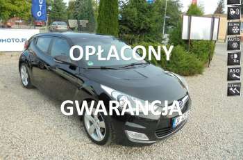Hyundai Veloster Bezwypadkowy, opłacony , silnik 1.6 -benzyna-piękny kolor, serwis, AUTOMAT