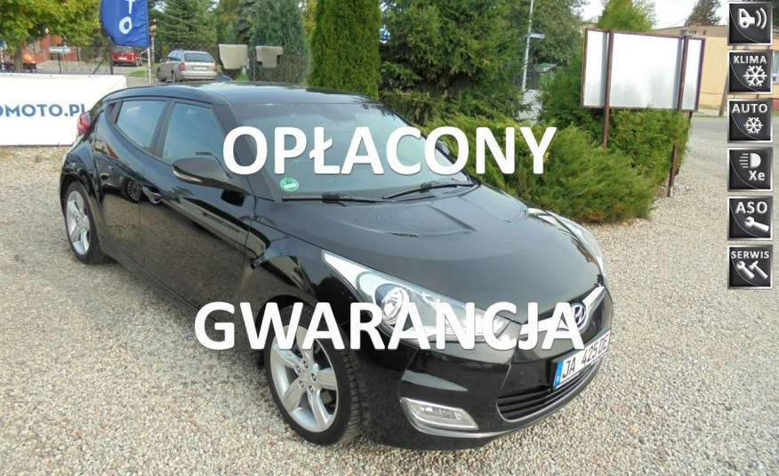 Hyundai Veloster Bezwypadkowy, opłacony , silnik 1.6 -benzyna-piękny kolor, serwis, AUTOMAT zdjęcie 