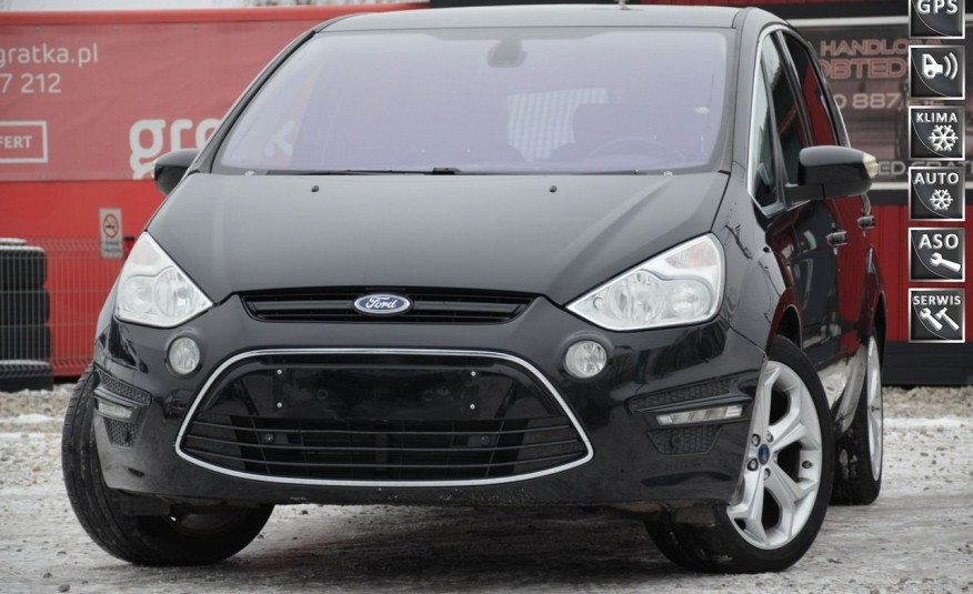 Ford S-Max Opłacony 1.6i 160KM Lift Serwis Navi Convers+ Skóra+alc. LED zdjęcie 