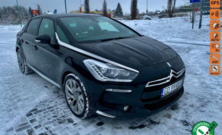 Citroen DS5 2.0hdi, exclusive pdw 181KM, automat.1wł, navi, skóry, kamera, bezwyp gwaran zdjęcie 