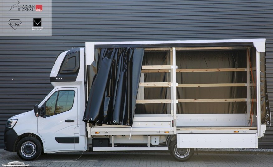 Renault Master 10palet PLANDEKA FIRANKA + KABINA SYPIALNA Międzynarodówka NOWY MODEL zdjęcie 