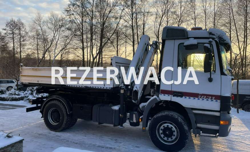 Actros 1831 Mercedes ACTROS 1831 / HDS Palfinger PK9501 Wywrotka 3 stronna MEILLER zdjęcie 