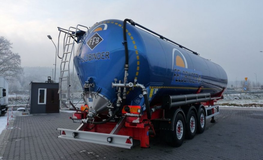 Feldbinder SILOS 60 m3 / KIPROWANA / OŚ PODNOSZONA / zdjęcie 