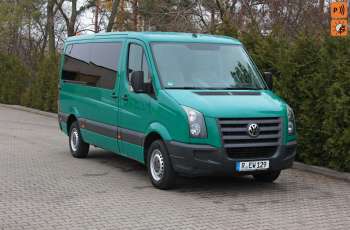 Volkswagen Crafter Crafter 9 osobowy +2x wózek inwalidzki + Rampa
