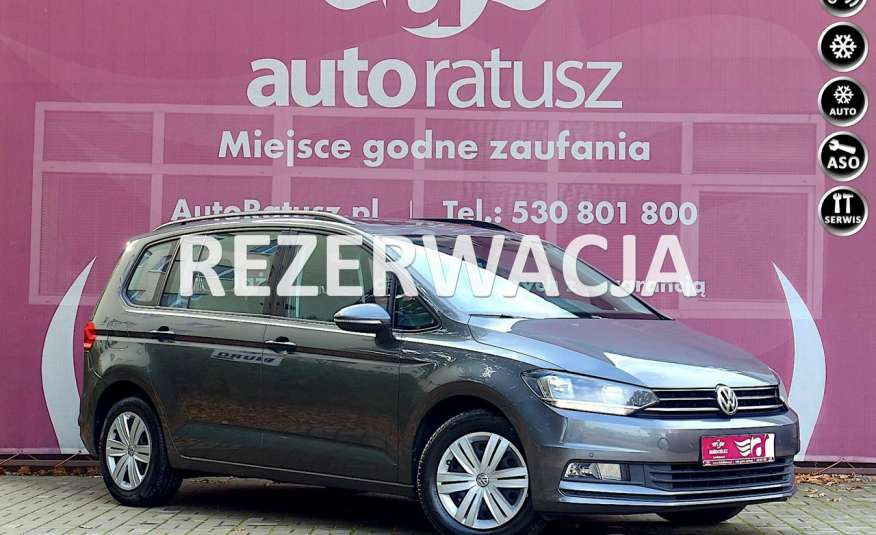 Volkswagen Touran FV 23% / SZKLANY DACH / Nawigacja / RADAR / Gwarancja 12 mieś zdjęcie 