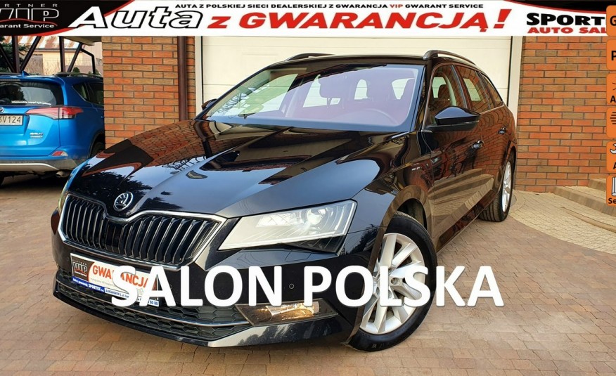 Skoda Superb Tylko 82 tys km.190 KM Bi-xenon, NAVI, LED, Salon PL, ASO, F.VAT23, leasing zdjęcie 