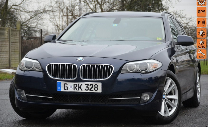 BMW 525 Opłacona 525D 218KM Serwis Skóra Navi Start/Stop El.klapa Pamięci zdjęcie 