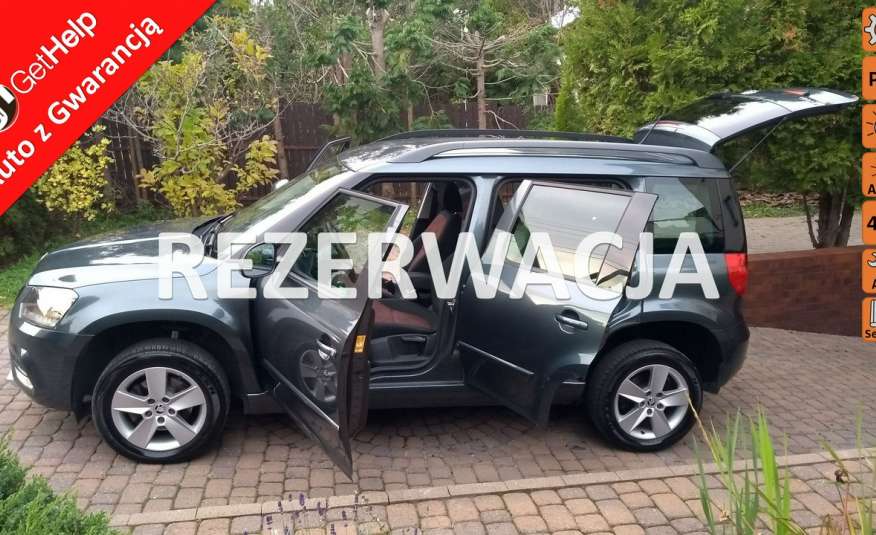 Skoda Yeti REZERWACJA DSG 4x4 1.8 TSI 152KM Salon PL zdjęcie 