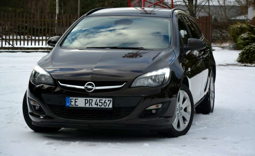 Astra 1.4T(140KM) Lift Skóry Ledy Grzana Kierownica 2xParkt. Alu 17"ASO Opel zdjęcie 