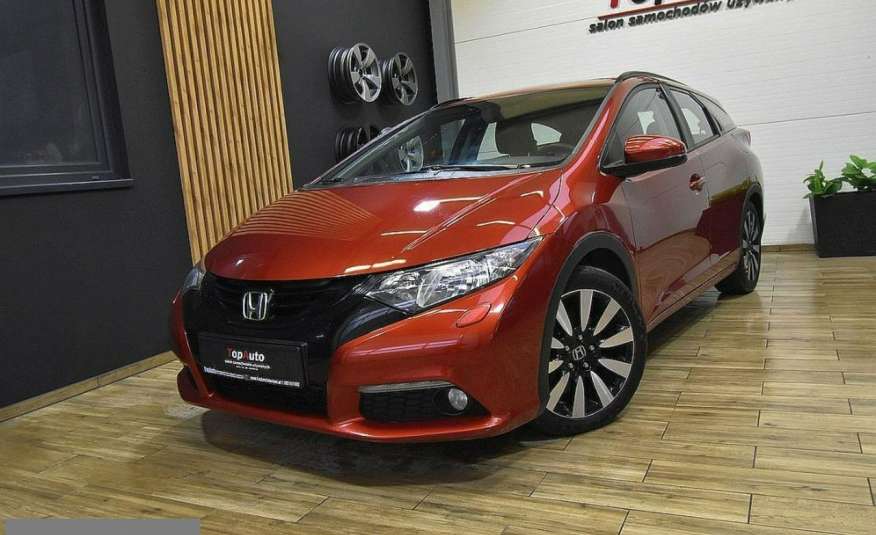 Honda Civic 1.8 LED PIĘKNA kamera KOMBI 96000km bezwypadkowa GWARANCJA zdjęcie 