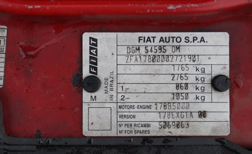 Fiat Strada / Webasto / Ciężarowy Benzyna 100% Odpis / zdjęcie 15