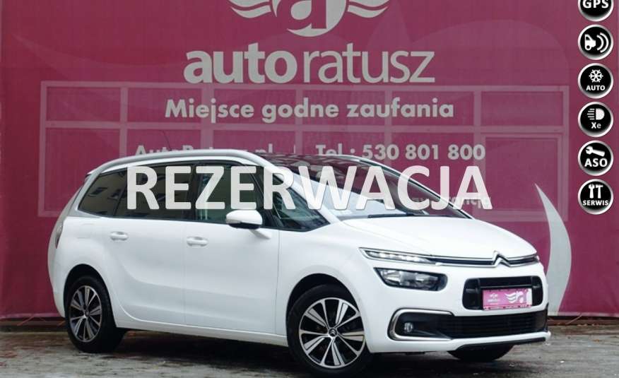 Citroen C4 Grand Picasso Rej. 12.2017/ Automat / Szklany Dach / Masaże / 7 Osób / Org. Lakier zdjęcie 