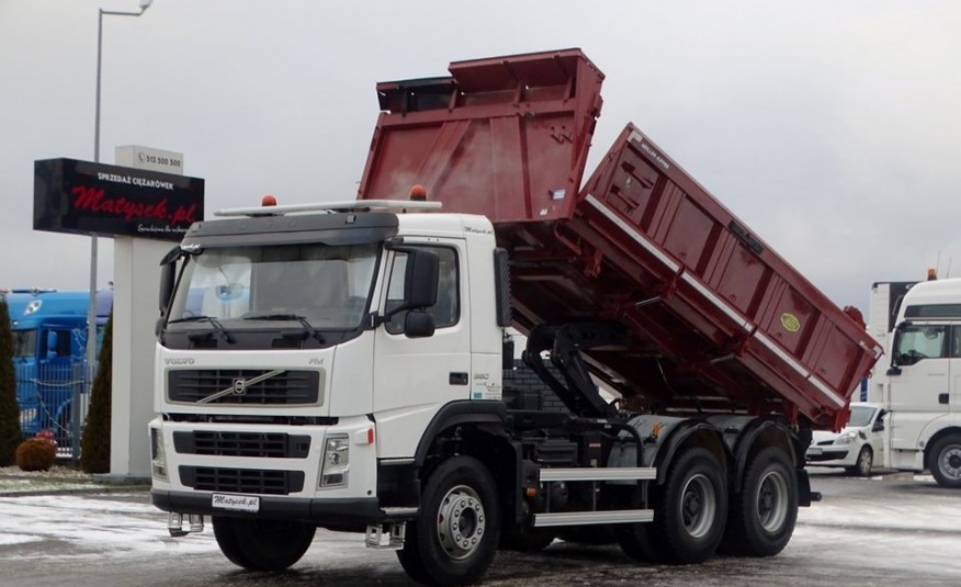Volvo FM 380 / 6 X 4 / 2 STR WYWROTKA / HYDROBURTA / MEILLER KIPPER / 6x4 zdjęcie 
