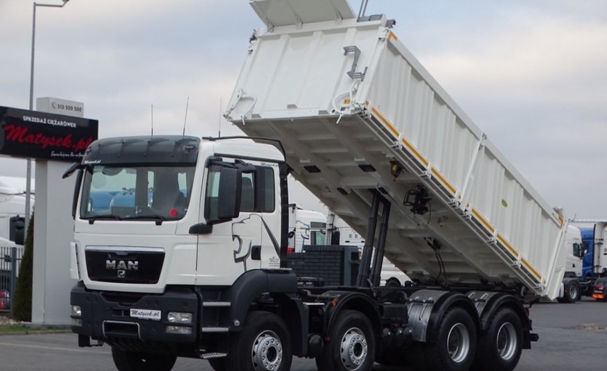 MAN TGS 35.400 / 8 X 4 / 3 STRONNA WYWROTKA / MEILLER KIPPER / 17 500 KG ŁADOWNOŚCI / / zdjęcie 