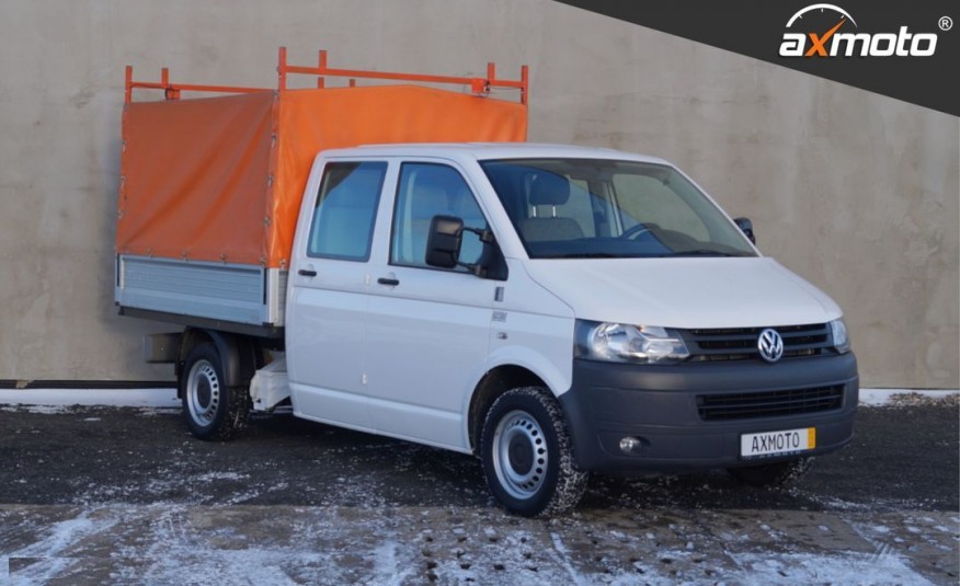 Volkswagen Transporter T5 / Plandeka / Klima / Brygadówka / Doka / zdjęcie 