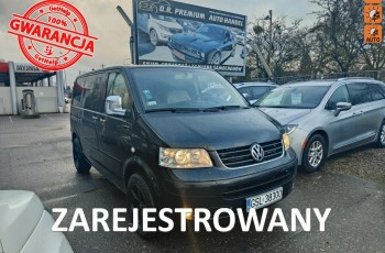 Volkswagen Multivan 2.5 TDI 174 KM, Skóra, Klima, Navi, Rolety, El. Drzwi Boczne, Alufelgi