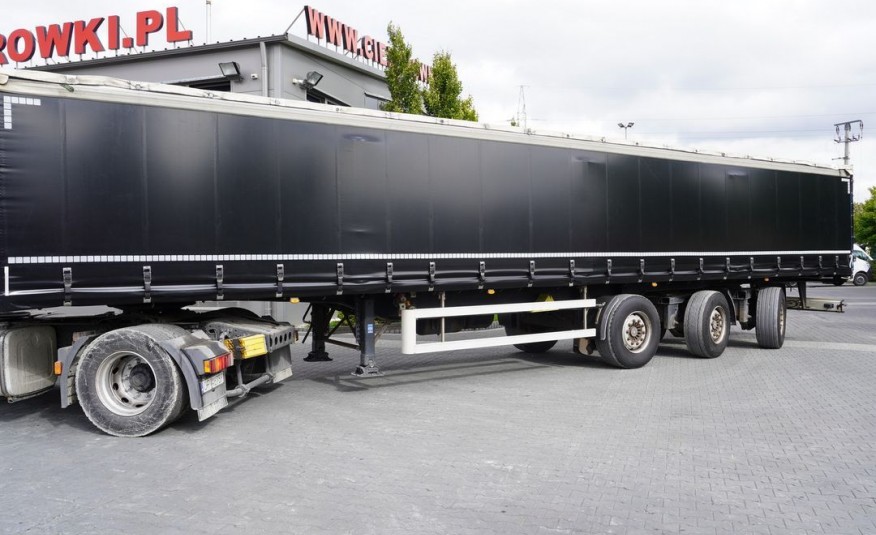 KASSBOHRER naczepa firanka do stali / 3 osiowa / 2 osie skrętne / 1 oś podnoszona / r.2010 zdjęcie 