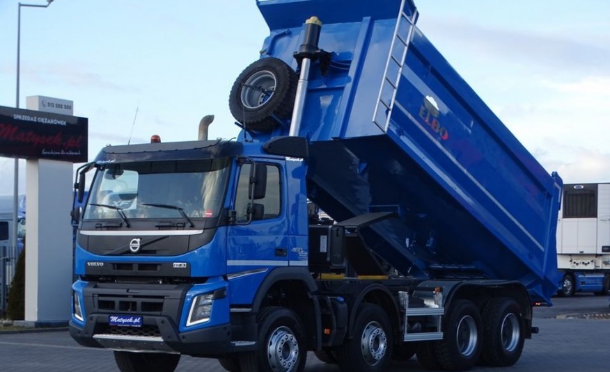 Volvo FMX 460 / 8X4 / WYWROTKA TYLNOZSYPOWA - 21 M3 / ELBO / MANUAL / zdjęcie 