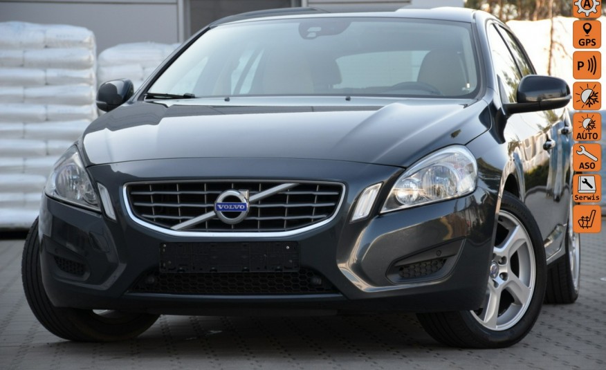 Volvo V60 Opłacone 2.0D3 163KM Serwis Navi Krem Skóra 2xPDC Alu Gwarancja zdjęcie 