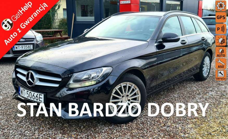 Mercedes C 200 200D 136KM Automat Skóry Navi HAK El. Klapa PDC Kamery ASO zdjęcie 