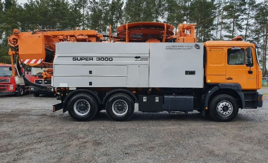 WUKO Wiedemann Super 3000 z recyklingiem 6x4 wynajem WUKO asenizacyjny separator beczka odpady recykling zdjęcie 10