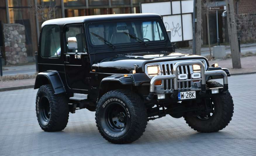 Jeep Wrangler YJ 2.5 125KM Manual GAZ 1992r. Europa Skóra zdjęcie 