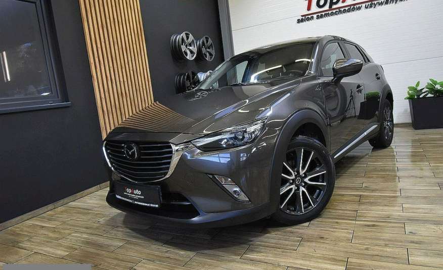 Mazda CX-3 2.0i xenon asystent pasa GWARANCJA bezwypadkowa PERFEKCYJNA film zdjęcie 